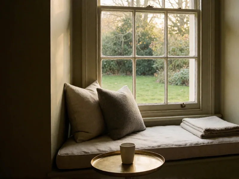 The window seat on the half-landing